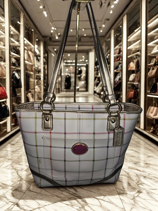 Coach Handbags - Coach Tattersall Tote